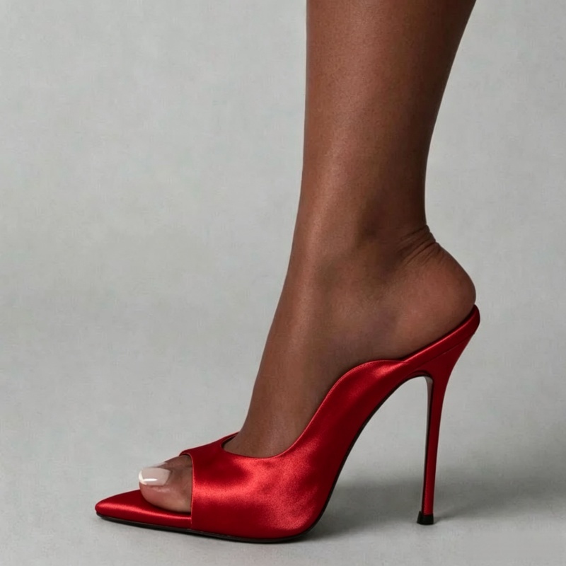 MKKHOU Modische Pumps Neue Hoc – Slip Dress Satin Bewertung und Preis