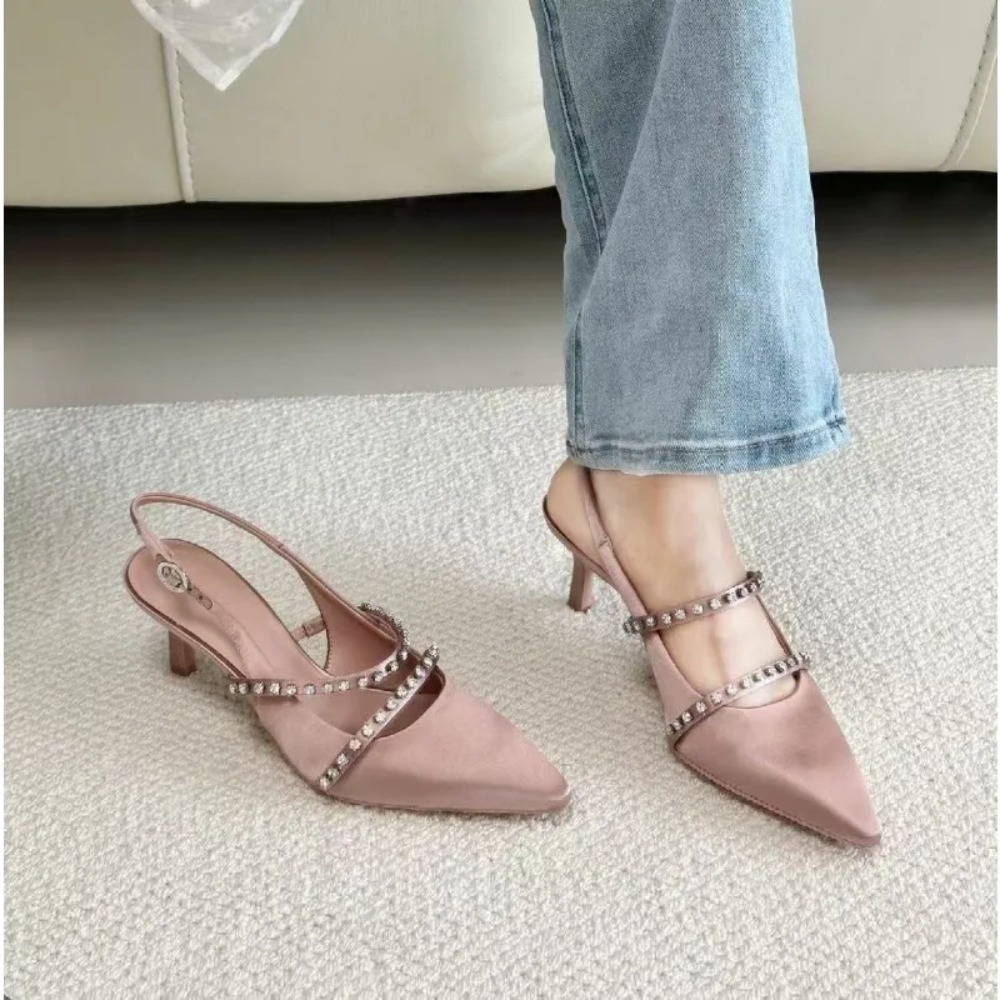 Modische Damen-Sandalen in Ros – Slip Dress Satin Bewertung und Preis